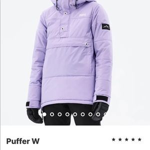 Dope puffer snowboarding jacket